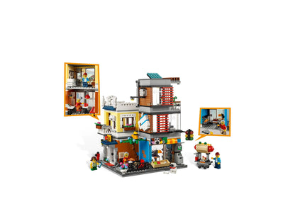 LEGO  Creator 31097 Stadthaus mit Zoohandlung & Café