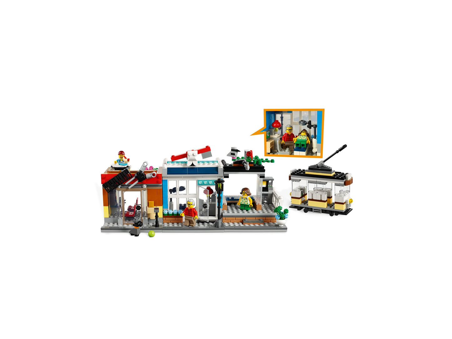 LEGO  Creator 31097 Stadthaus mit Zoohandlung & Café