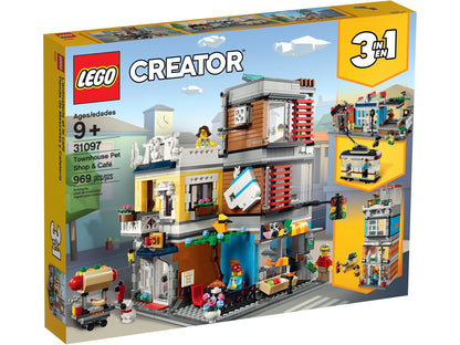 LEGO  Creator 31097 Stadthaus mit Zoohandlung & Café