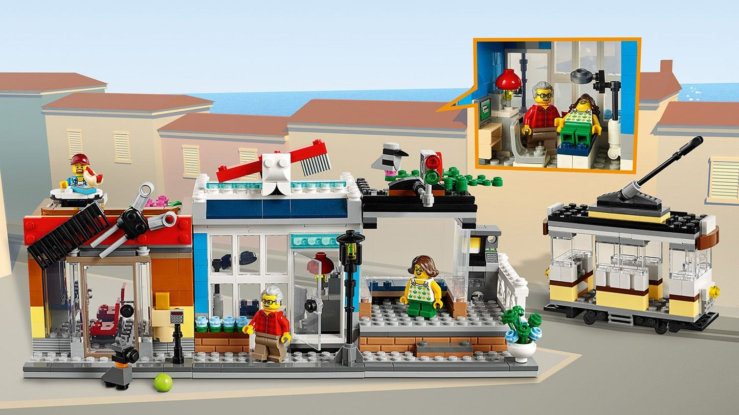 LEGO  Creator 31097 Stadthaus mit Zoohandlung & Café