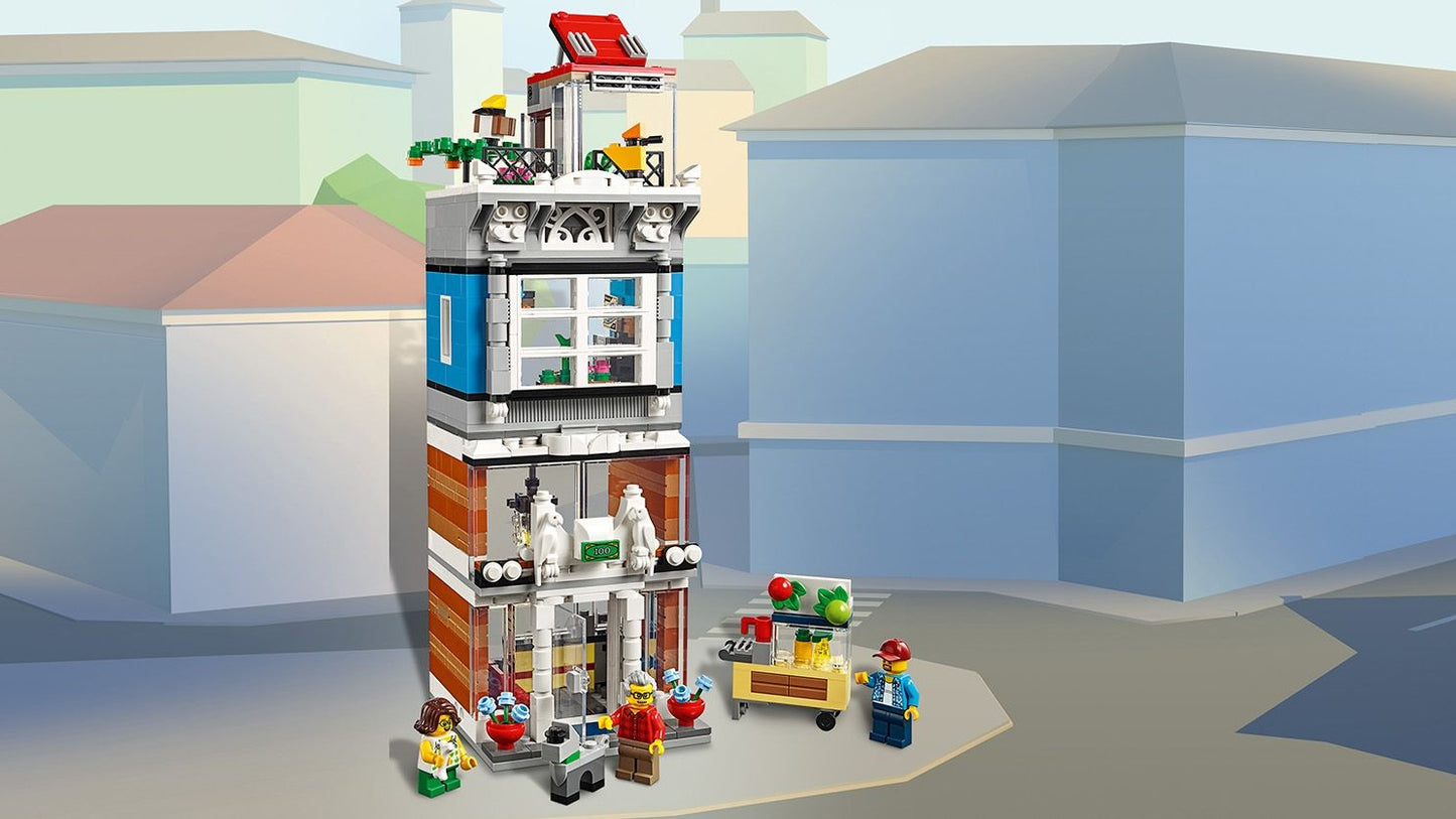 LEGO  Creator 31097 Stadthaus mit Zoohandlung & Café