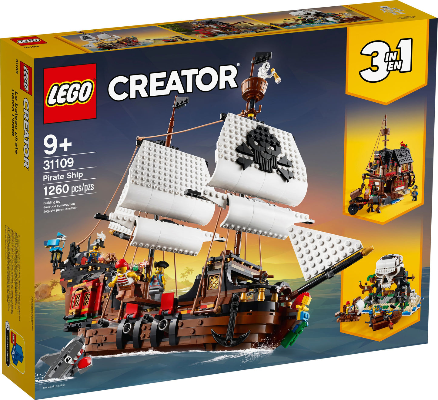 LEGO  Creator 31109 Piratenschiff