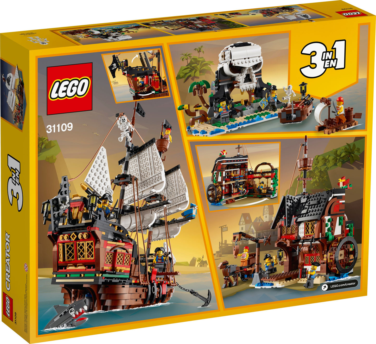 LEGO  Creator 31109 Piratenschiff