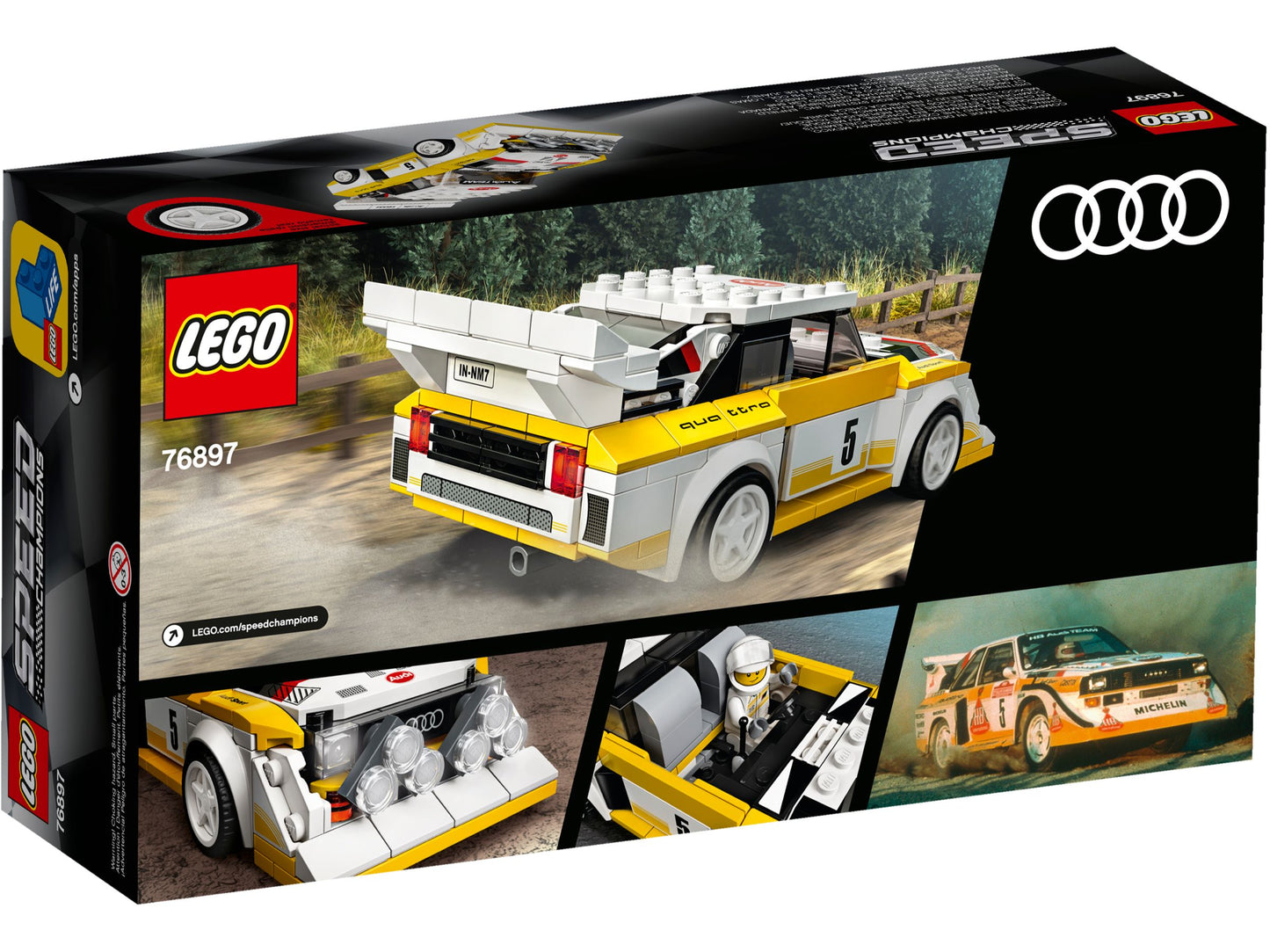 LEGO  Speed Champions 76897 1985 Audi Sport Quattro S1