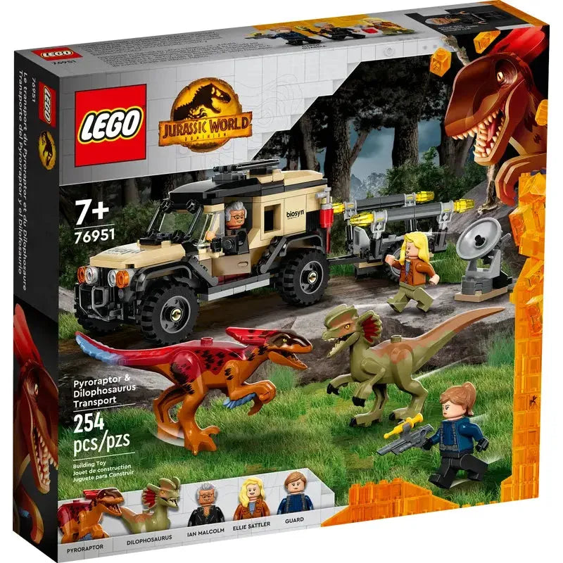 LEGO® Jurassic World Pyroraptor &amp; Dilophosaurus Transport 76951