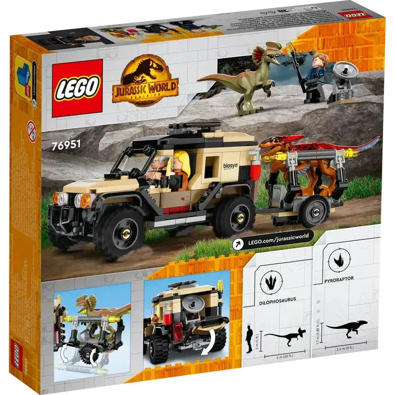 LEGO® Jurassic World Pyroraptor &amp; Dilophosaurus Transport 76951