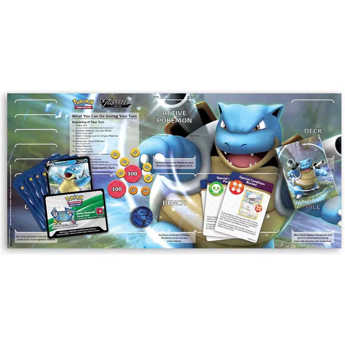 Pokémon Blastoise V Battle Deck (anglais)