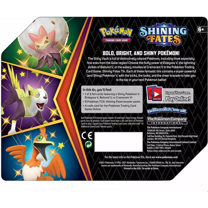 Pokémon Sword &amp; Shield Shining Fates Eldegoss V Tin Box (English)