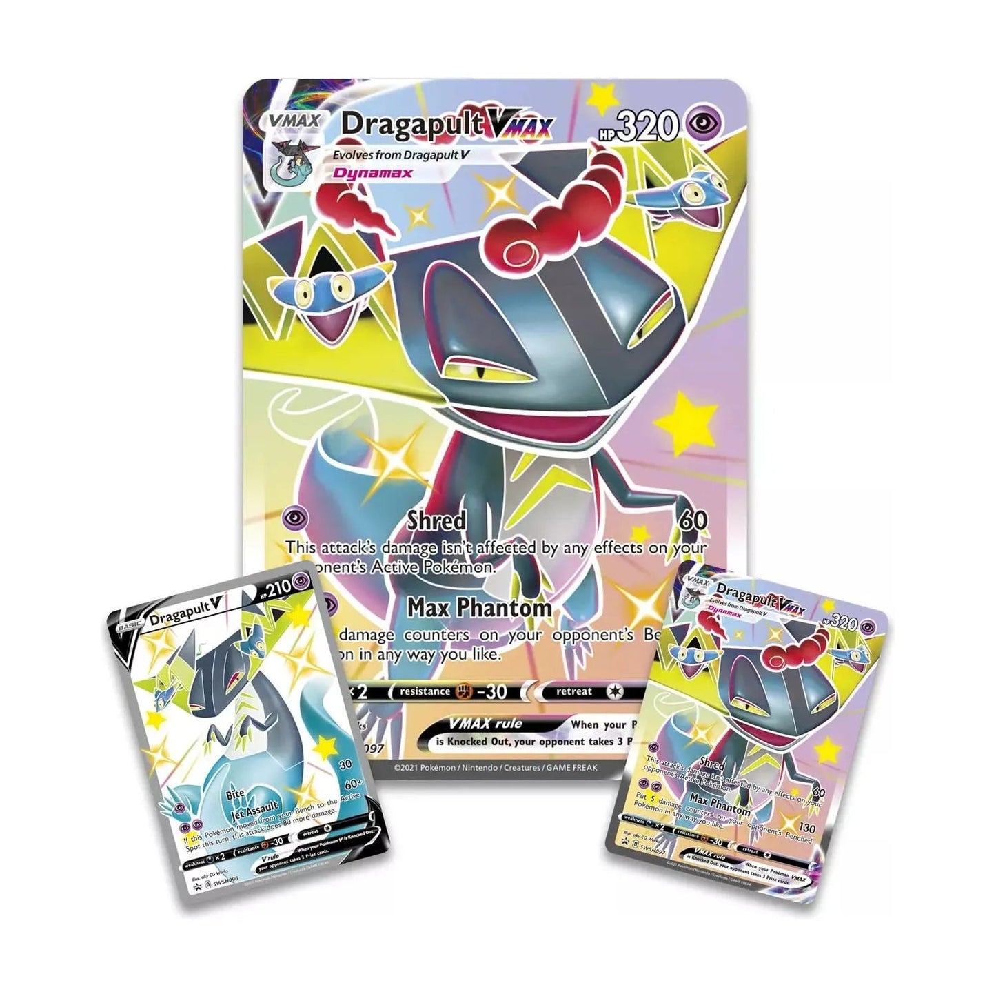 Pokémon Sword &amp; Shield Shining Fates Dragapult VMAX Premium Collection (English)