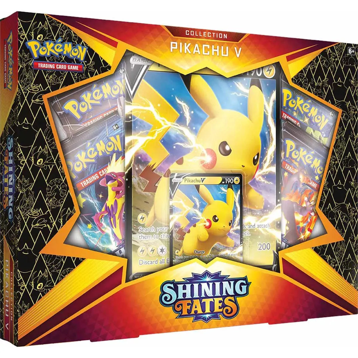 Pokémon Épée et Bouclier Shining Fates Pikachu V Collection (anglais)