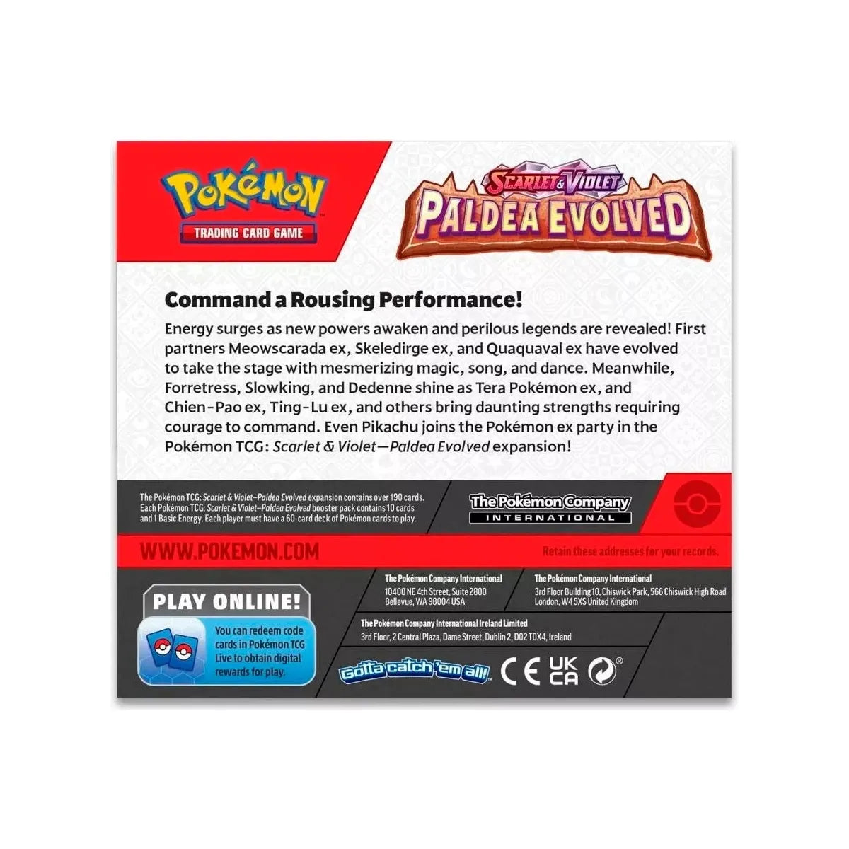 Pokémon Scarlet & Violet Paldea Evolved Display 36 Booster (englisch)