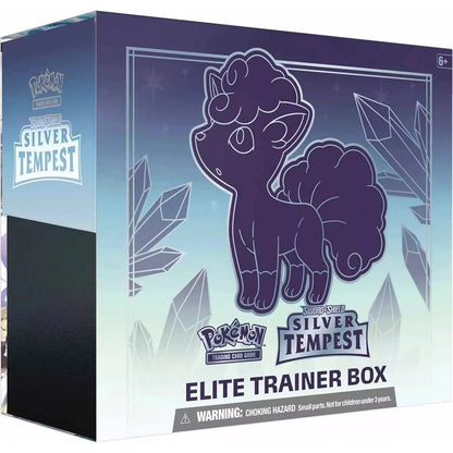 Pokémon Épée et Bouclier Silver Tempest Elite Trainer Box (anglais)