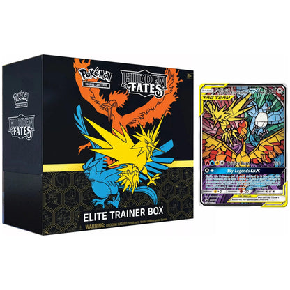 Pokémon Sun & Moon Hidden Fates Elite Trainer Box (englisch)