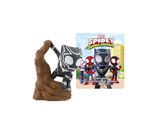 Tonie Figuren MARVEL Spidey und seine Super-Freunde - Raketen-Rhino & 3 weitere spannende Abenteuer Hörfigur für Toniebox