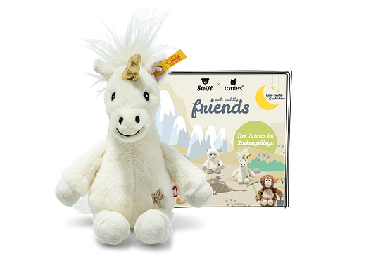 Tonie Figuren Steiff Soft Cuddly Friends Unica Einhorn Hörfigur für Toniebox