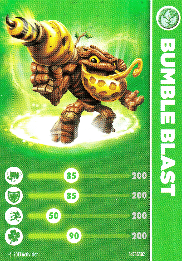Skylanders Swap Force Bumble Blast Karte