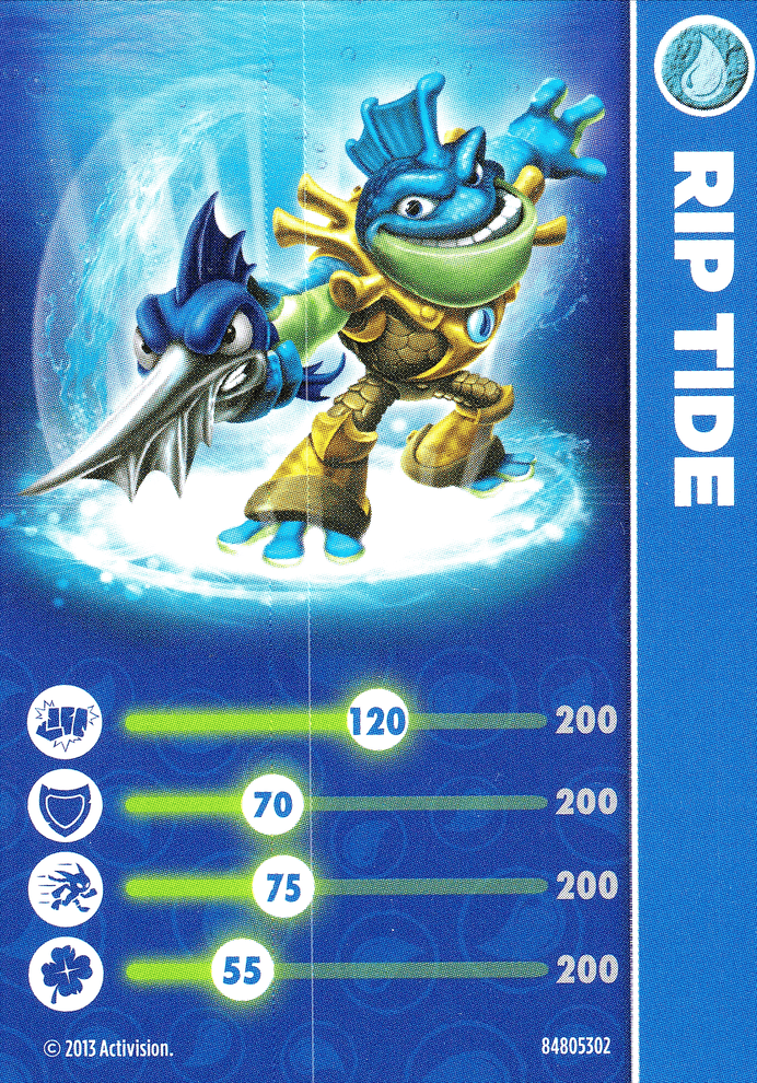 Skylanders Swap Force Rip Tide Karte