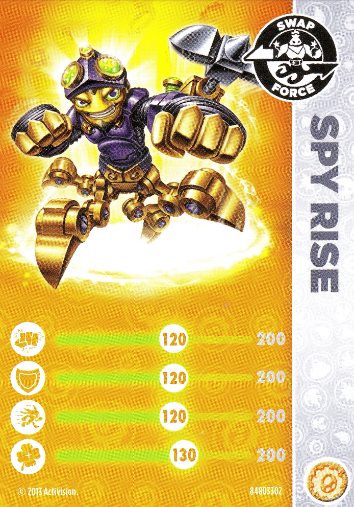 Skylanders Swap Force Spy Rise Karte