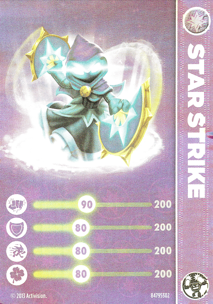 Skylanders Swap Force Star Strike - Lightcore Karte