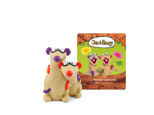 Tonie Figures Jan &amp; Henry 8 Puzzles and 2 Songs Audio Figure for Toniebox