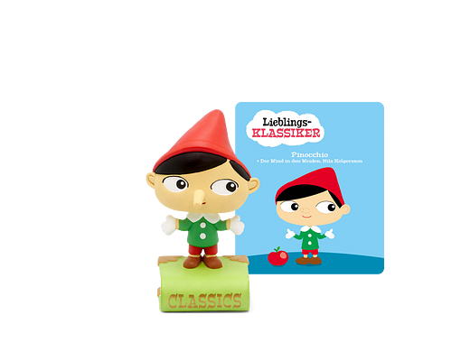Figurine audio Pinocchio classique préféré de Tonie Figures (nouvelle édition 2024) pour Toniebox