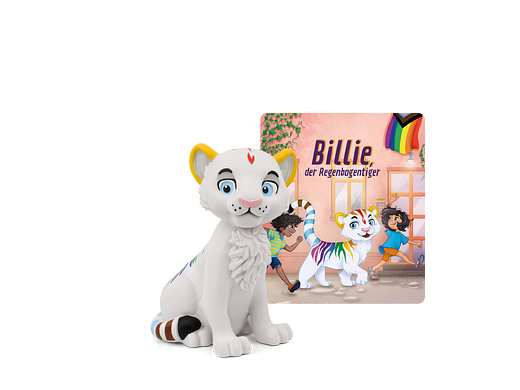 Tonie Figuren Billie, der Regenbogentiger Hörfigur für Toniebox