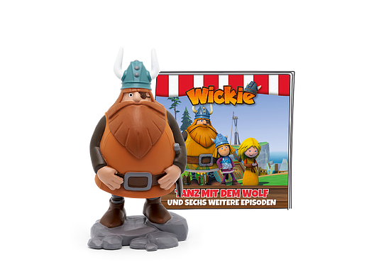 Figurine audio Tonie Wickie Dance with the Wolf et six autres épisodes pour Toniebox
